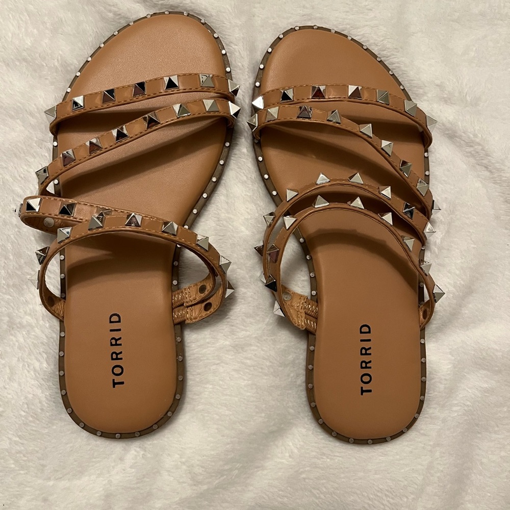 torrid studded sandals